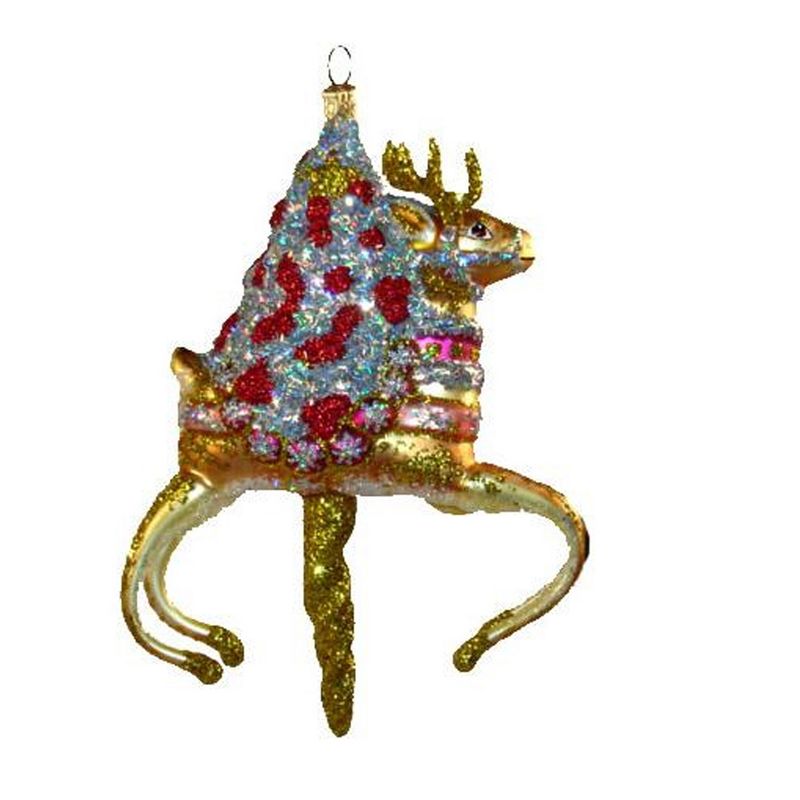 Larry Fraga Carousel Rudolph Ornament Christmas Reindeer  -  Tree Ornaments