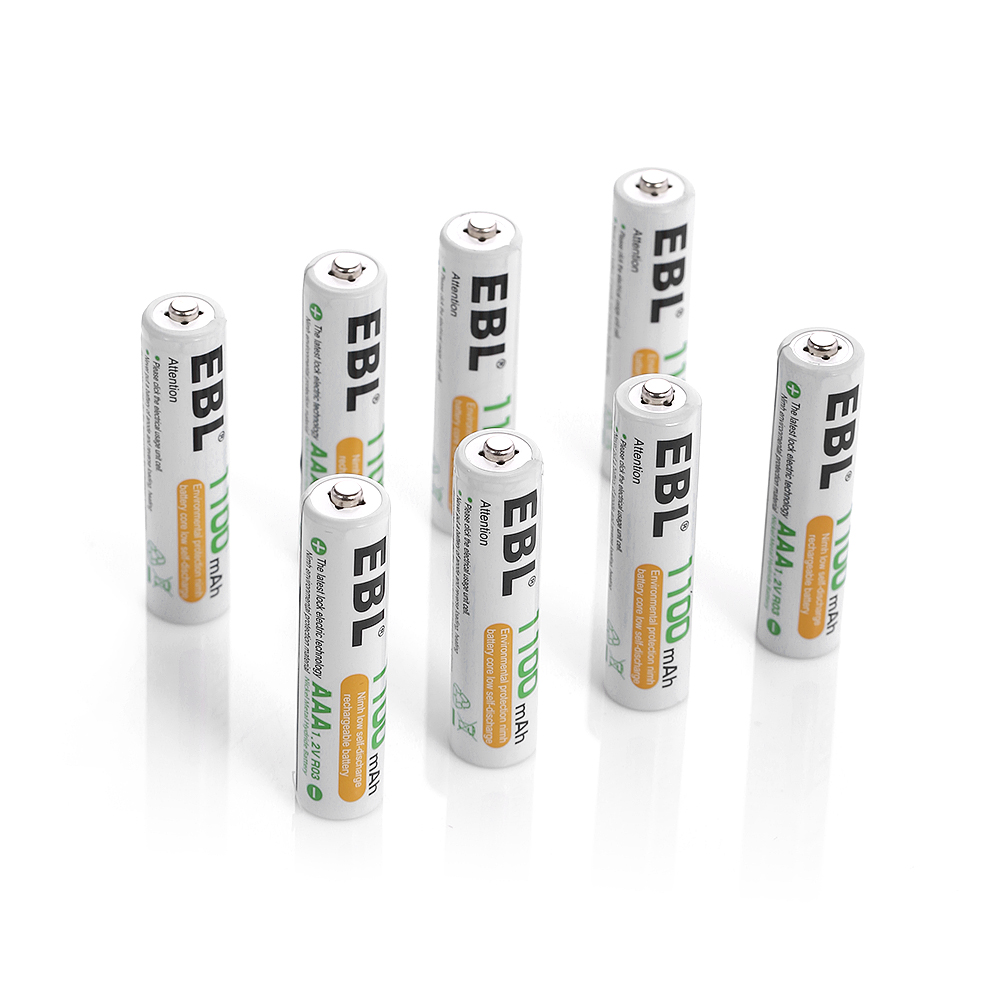 EBL 16 Pack 1100mAh AAA 1.2V Ni-Mh Rechargeable Battery