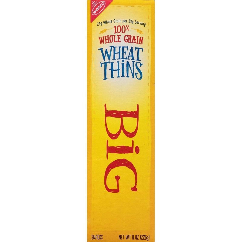 Wheat Thins Big Whole Grain Snacks - 8oz