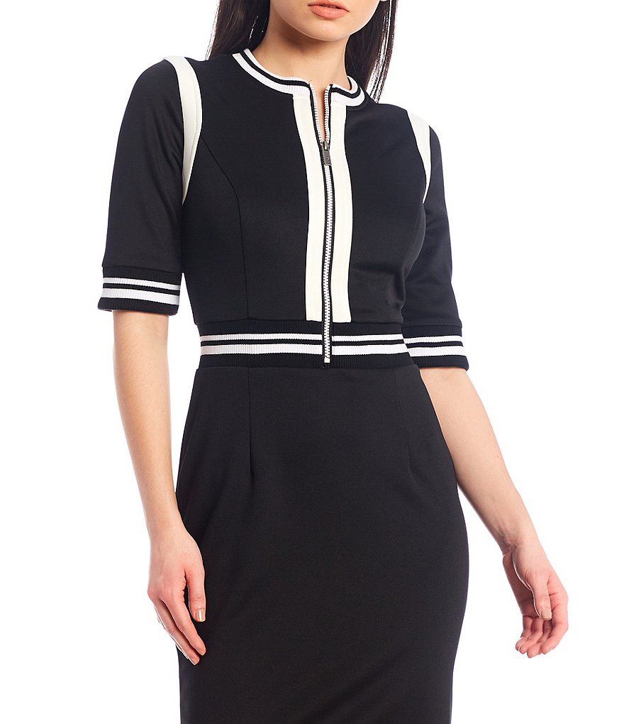 LDT Tiffany Elbow Sleeve Sport Sheath Dress