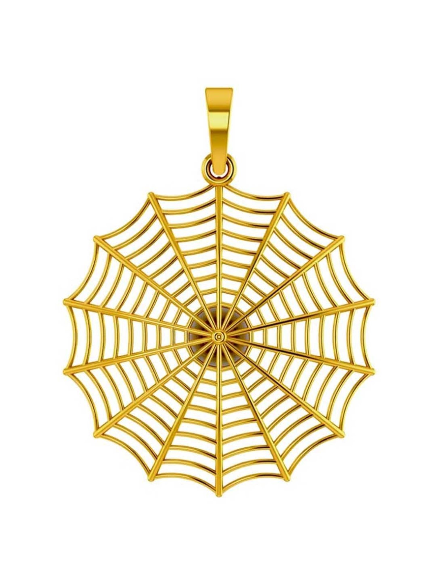 P.C. Chandra Jewellers 14k Yellow Gold Fun Filigree Pendant