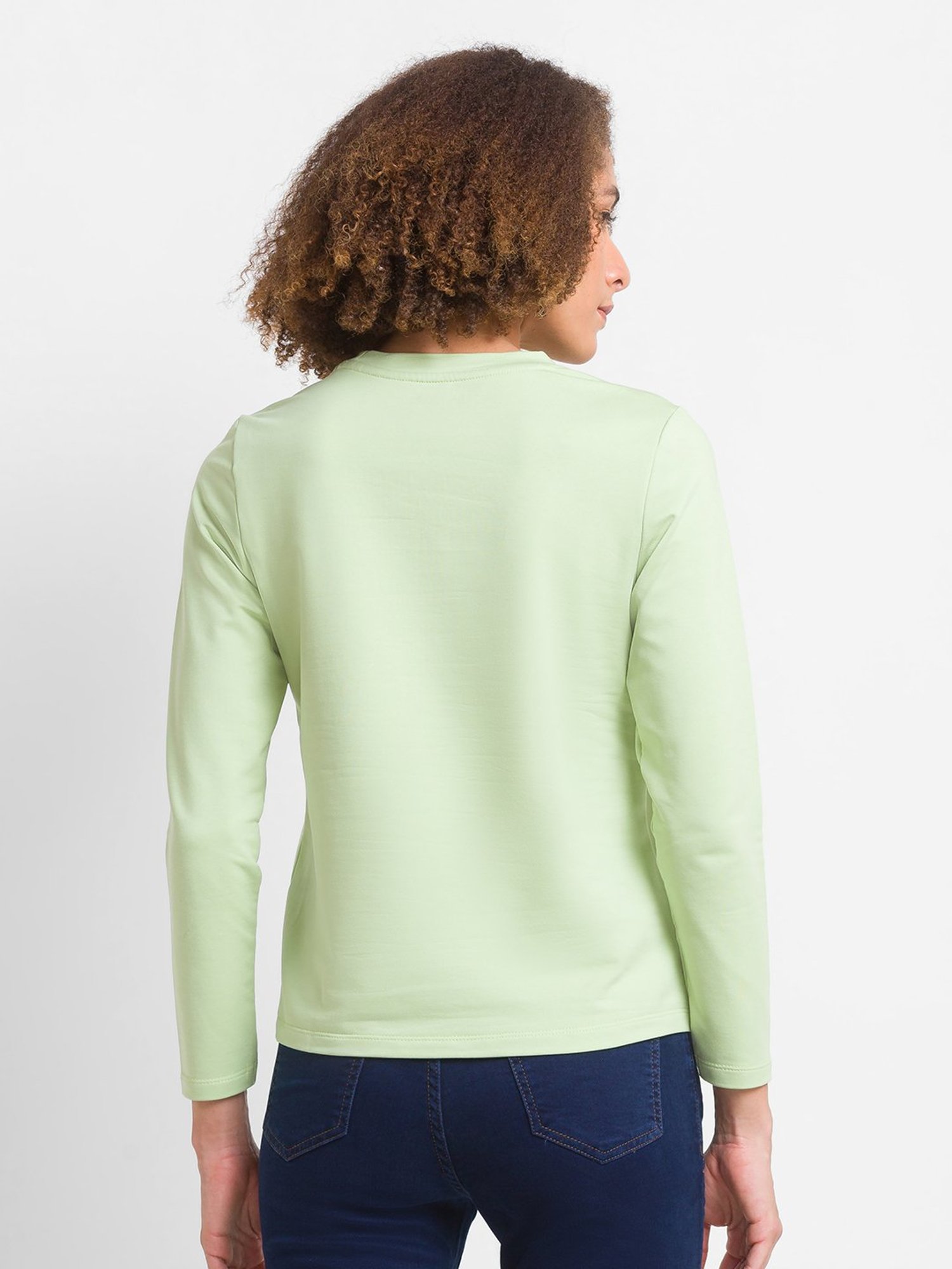 Spykar Green Regular Fit Top
