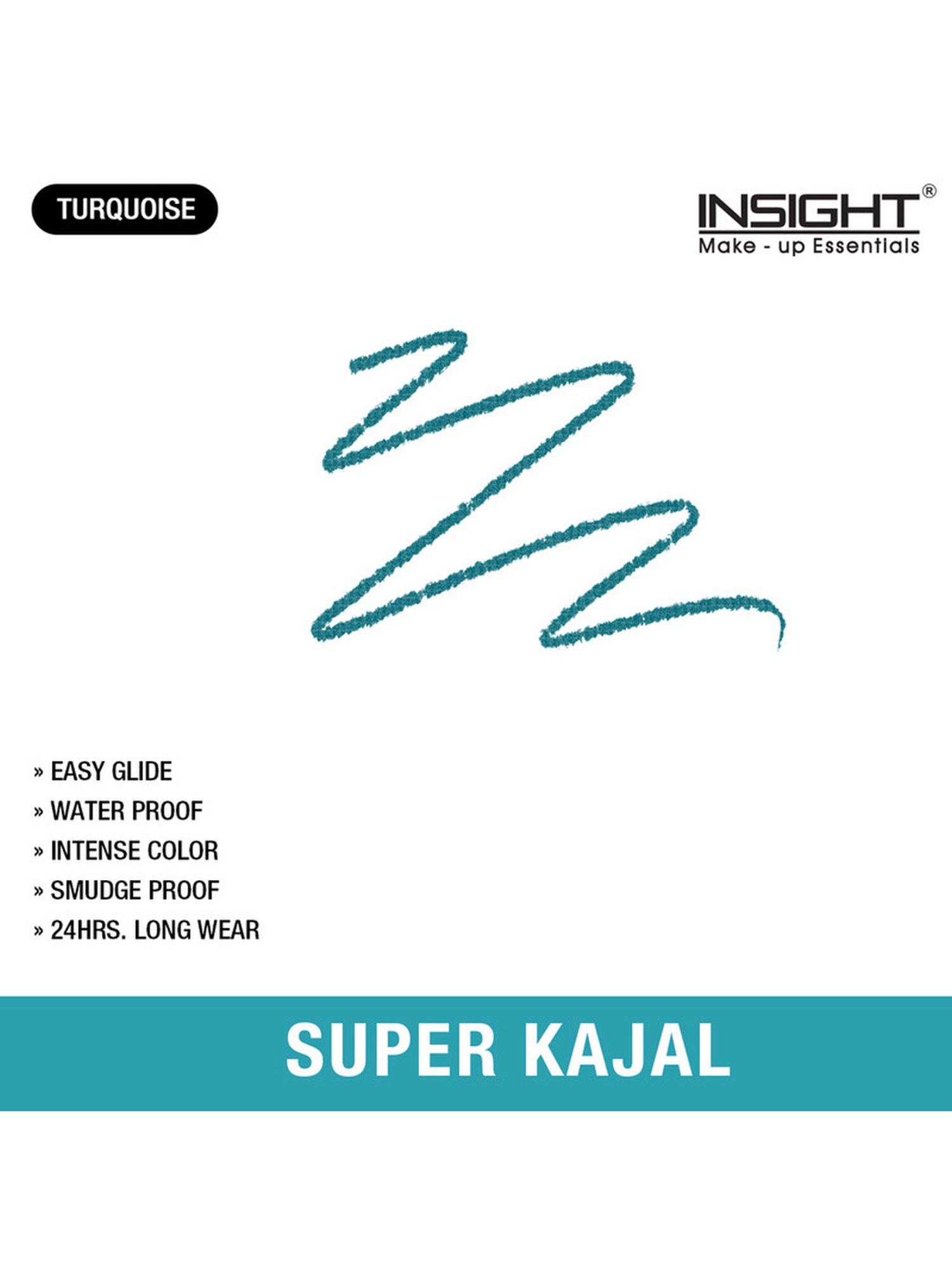 Insight Cosmetics Super Kajal Turquoise - 1.7 gm