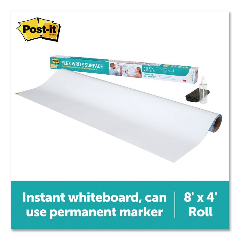 Post-it Flex Write Surface, 96 x 48, White FWS8X4