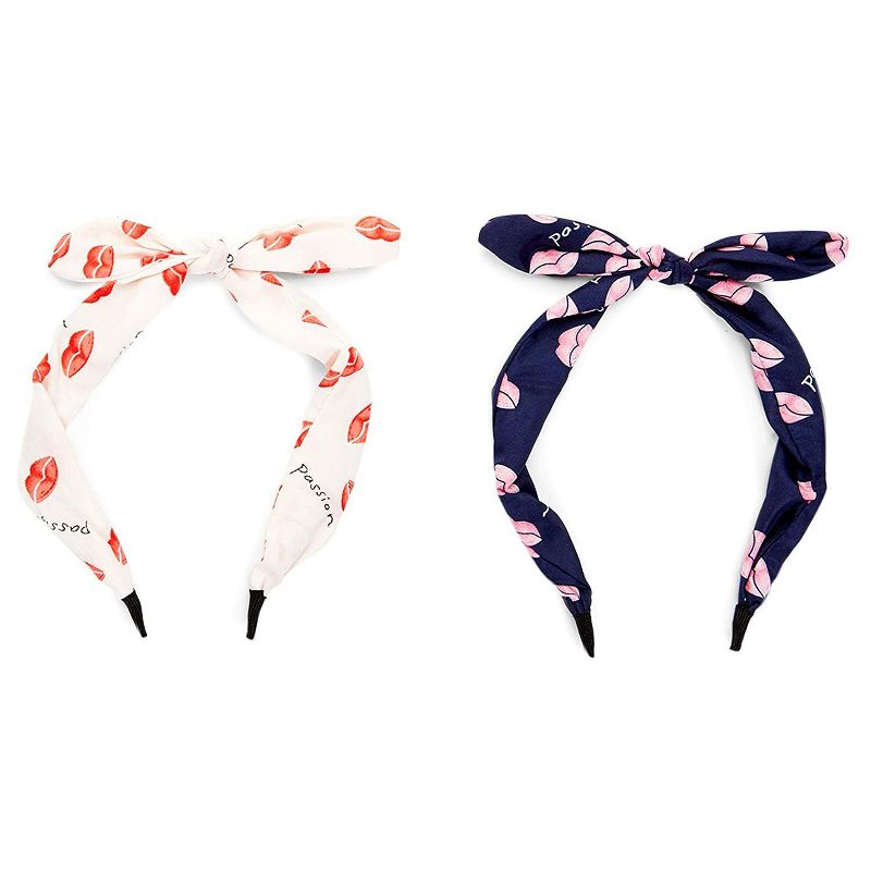 Glamlily 10 Pack Bow Headbands, Twist Knot Fashion Headband for Women, 5.7 x 4.8 in