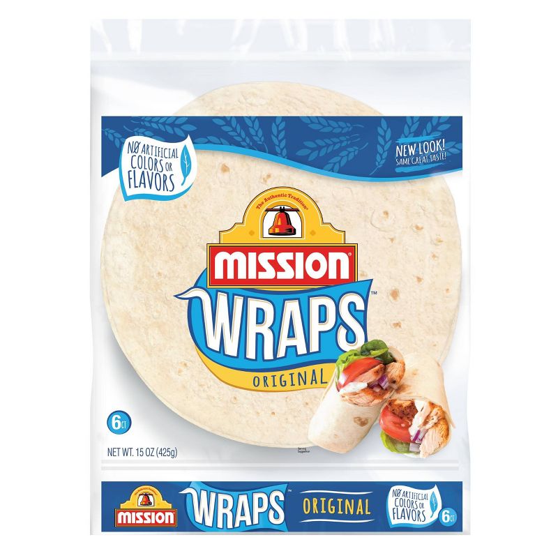 Mission Original Wraps - 15oz/6ct
