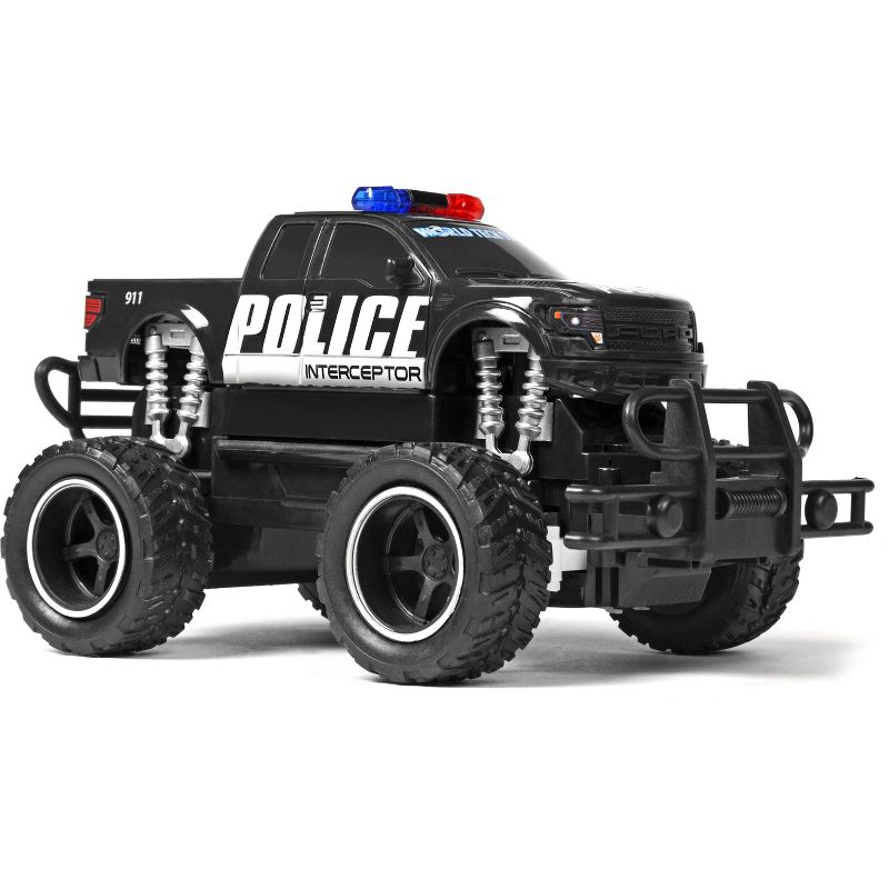 Ford F-150 Police Electric Remote Control RC Monster Truck - 1:24 Scale