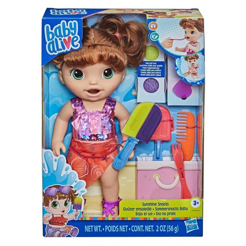 Baby Alive Sunshine Snacks - Brown Hair