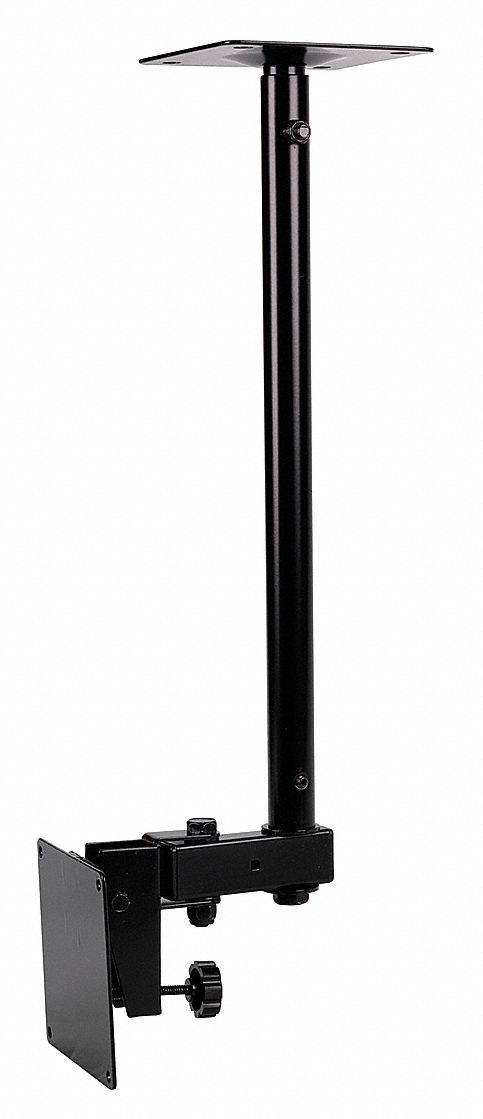 Video Mount Products LCD-1CB Small (10-23") Flat Panel Ceiling Mount, Black