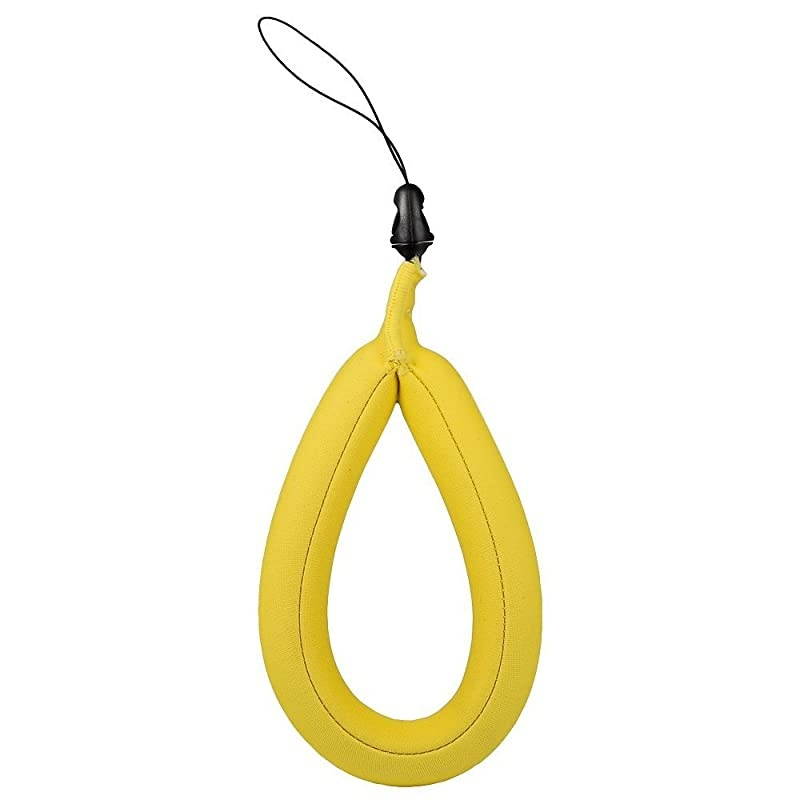 Camera Float Float Strap for Underwater Camera and Life Pouch Case Universal Floating WristbandHand Grip Lanyard Works with GoPro Nikon Canon SonyPentaxCamcordersPanasonic Keys and Sunglass Yellow