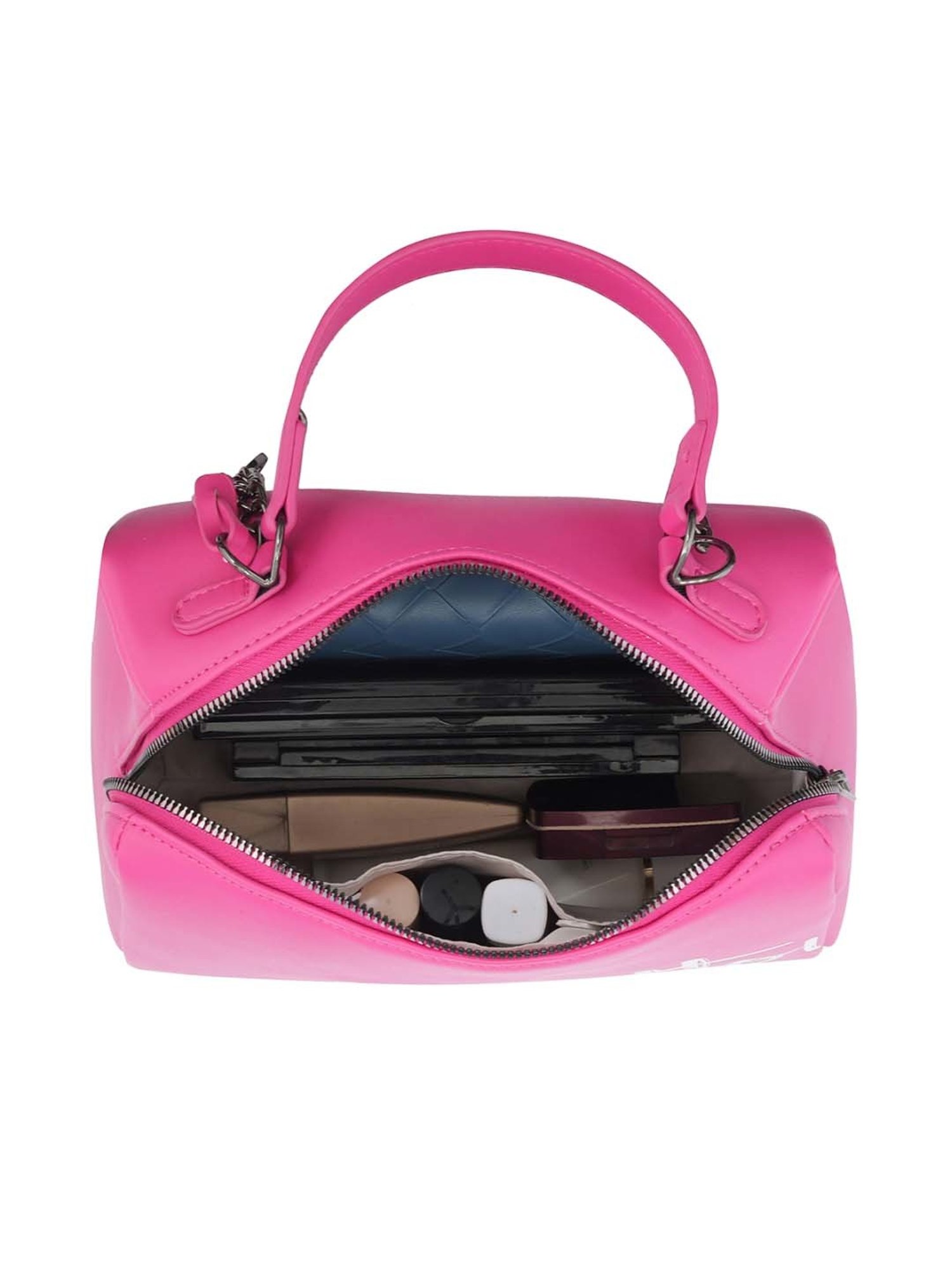 United Colors of Benetton Lianne Pink Solid Handbag