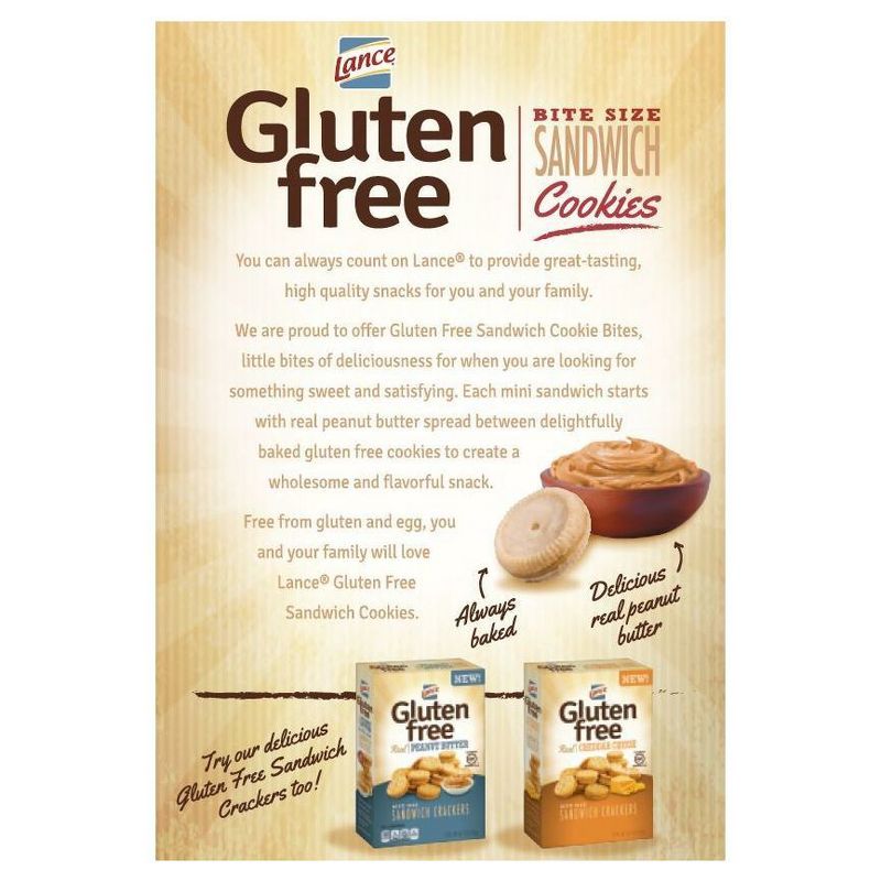 Lance Gluten Free Peanut Butter Sandwich Cookie - 5oz
