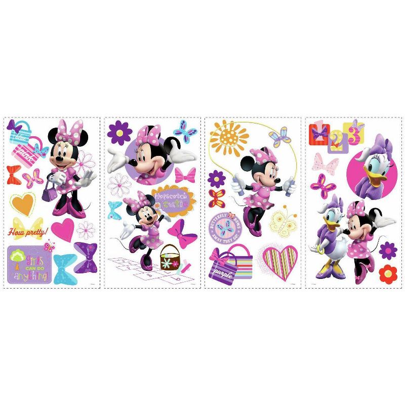 Minnie Bow-Tique Peel and Stick Wall Decal