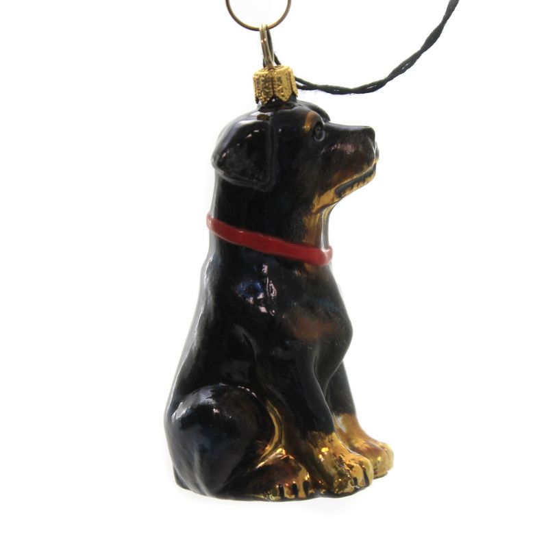 Joy To The World 3.5" Rottweiler Ornament Pet Set Dog Companion  -  Tree Ornaments