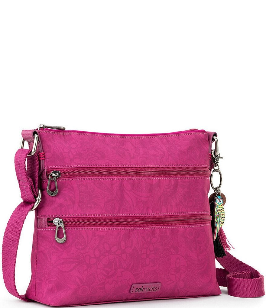 Sakroots Basic Zip Top Crossbody Bag