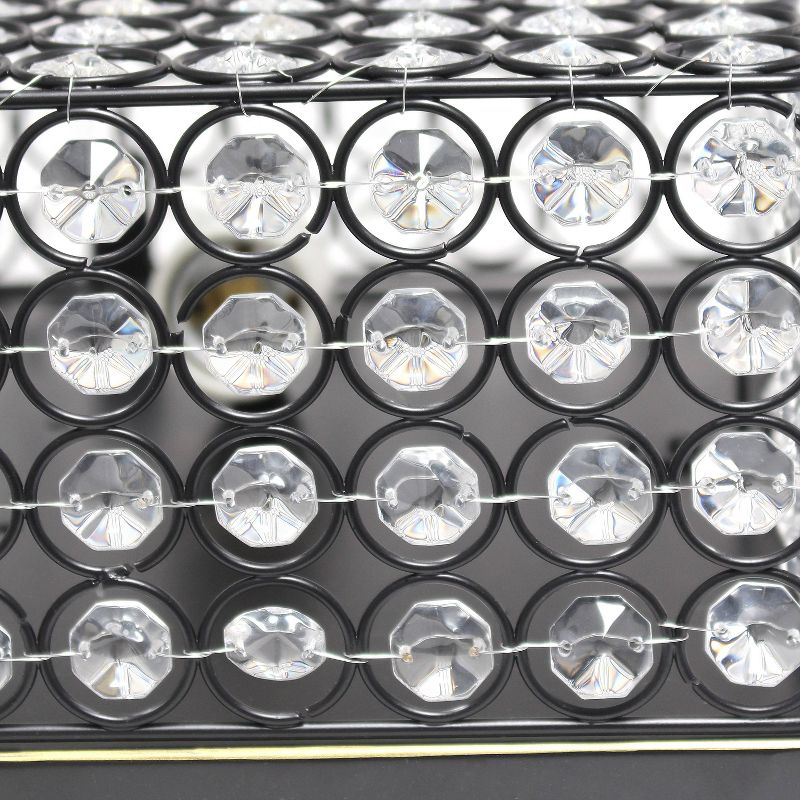 12" Elipse Square Restoration Flushmount Pendant Bronze - Elegant Designs