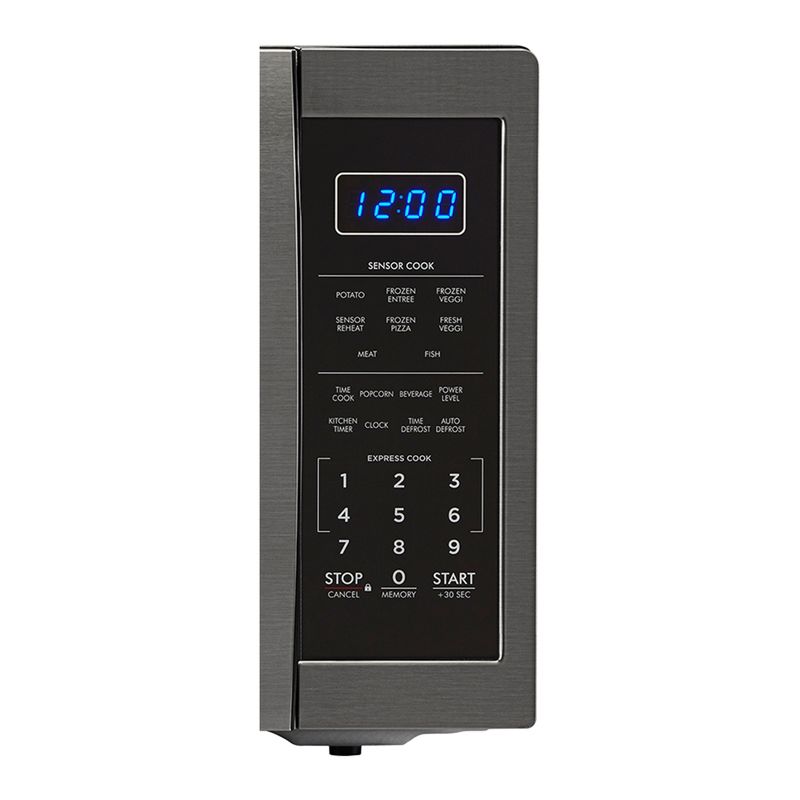 BLACK+DECKER 1.3 cu ft 1000 Watt Microwave Oven Black Stainless Steel