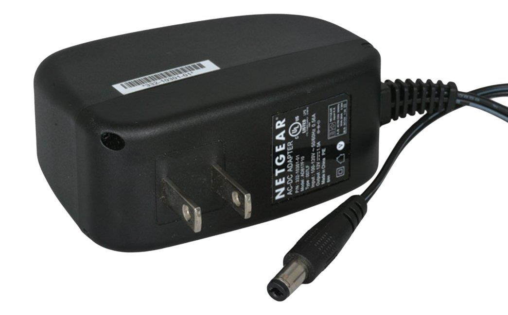 Netgear AC / DC Adapter Charger Power Supply (332-10301-02), 18 Watt, 12V, 1.5A, 1.4" H x 2" W x 3" L