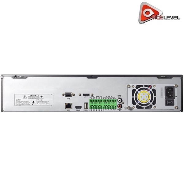 AceLevel 32 Channel NVR: Dual Stream, SATAx8 up to 6TB Each, Pentaplex, 2U Case, H.264 Compression, Mobile Surveillance