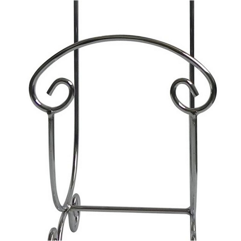 Freestanding Toilet Tissue Paper Holder Light Silver - Elegant Home Fashions