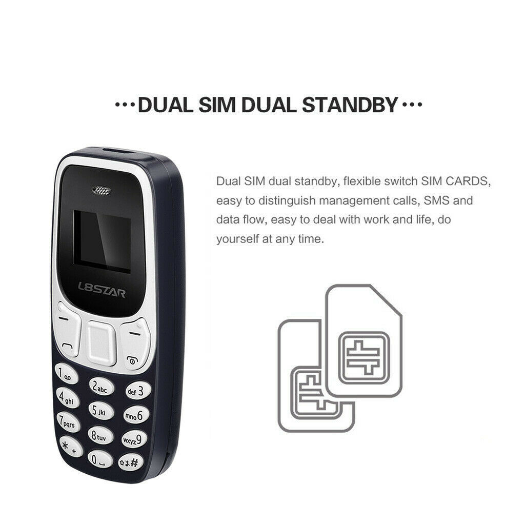 Pocket Mobile Phone High Quality L8STAR BM10 Tiny Mini Mobile Cell Phone Keypad GSM Dual SIM Bluetooth