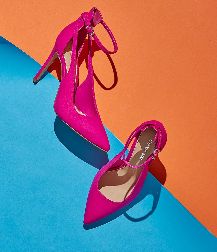 Gianni Bini Lulaa Suede Cut-Out Dress Pumps