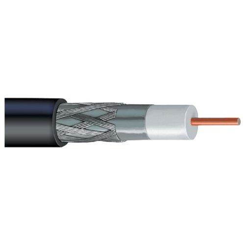 Vextra V66BBLACK[r] V66b Black Dish[r]-approved Single Rg6 Cable, 1,000ft [black]