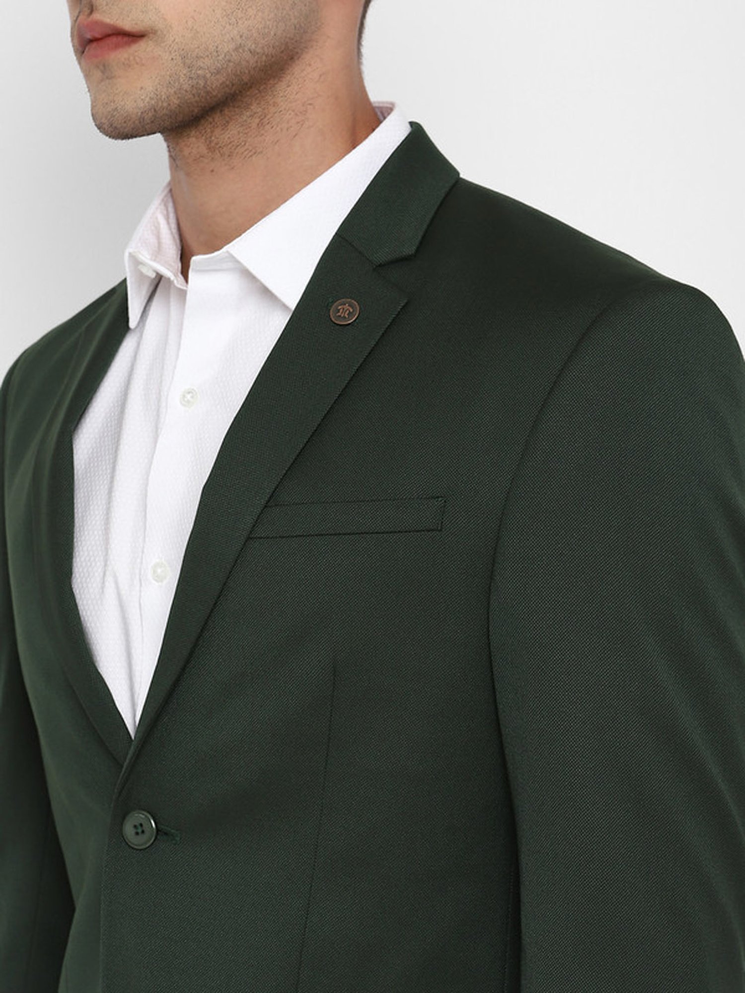 Turtle Green Slim Fit Two Piece Suit