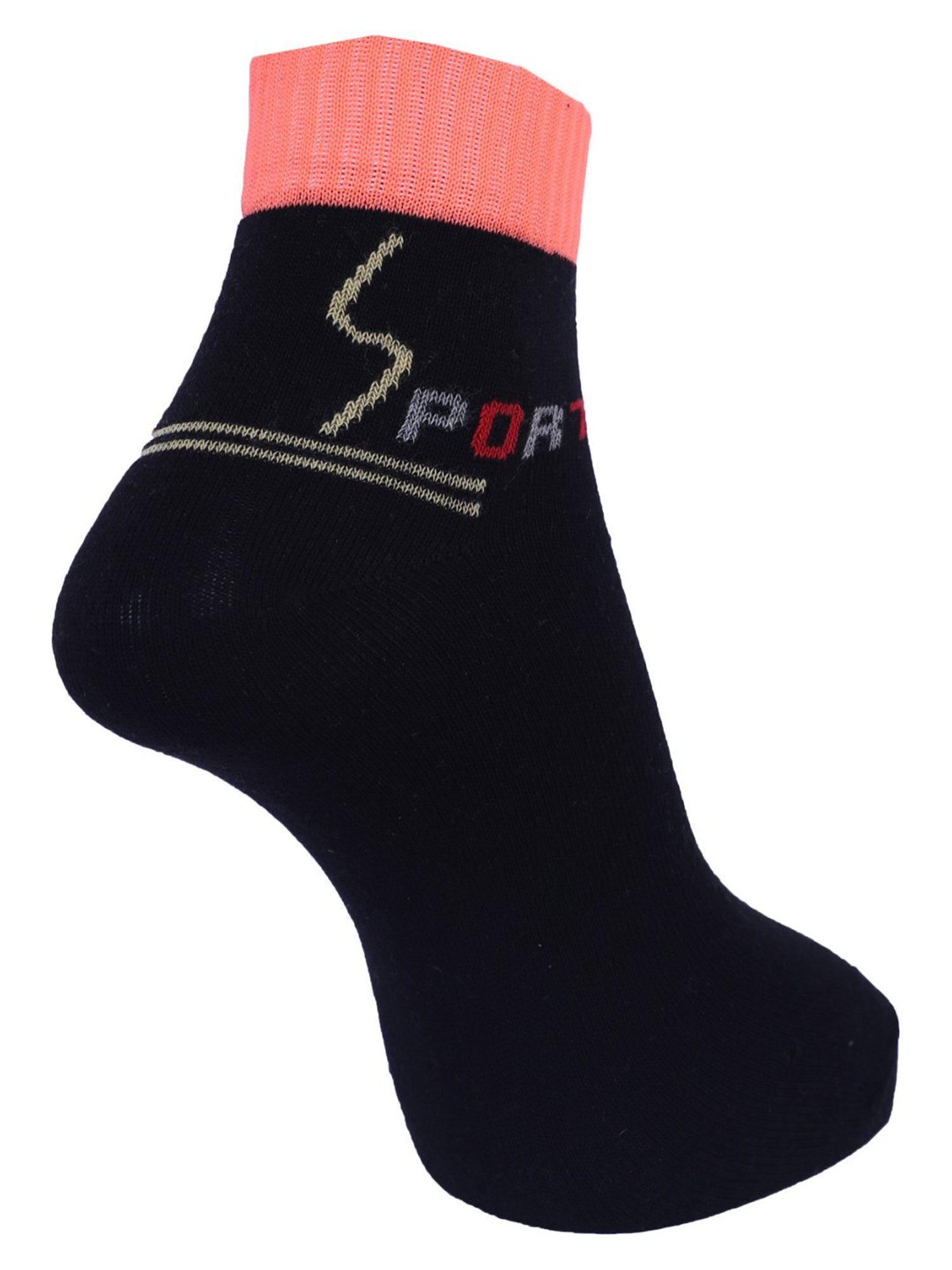 Dollar Multi Cotton Free Size Printed Socks - Pack of 3