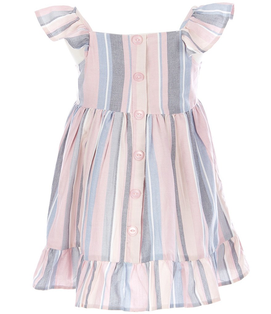 GB GB Girls Little Girls 2T-6X Floral Tiered A-Line Dress