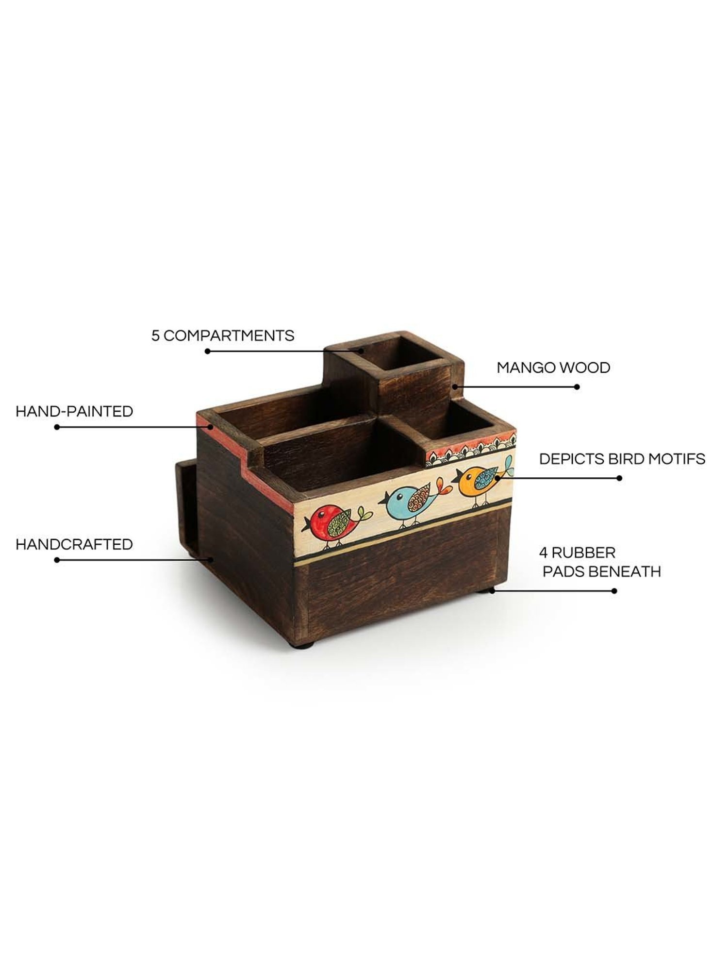 Home4U Iona Multi Wood Cutlery (2 Pcs)