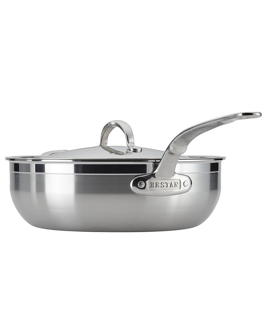 Hestan ProBond Stainless Steel Essential Pan with Helper Handle, 5-Quart