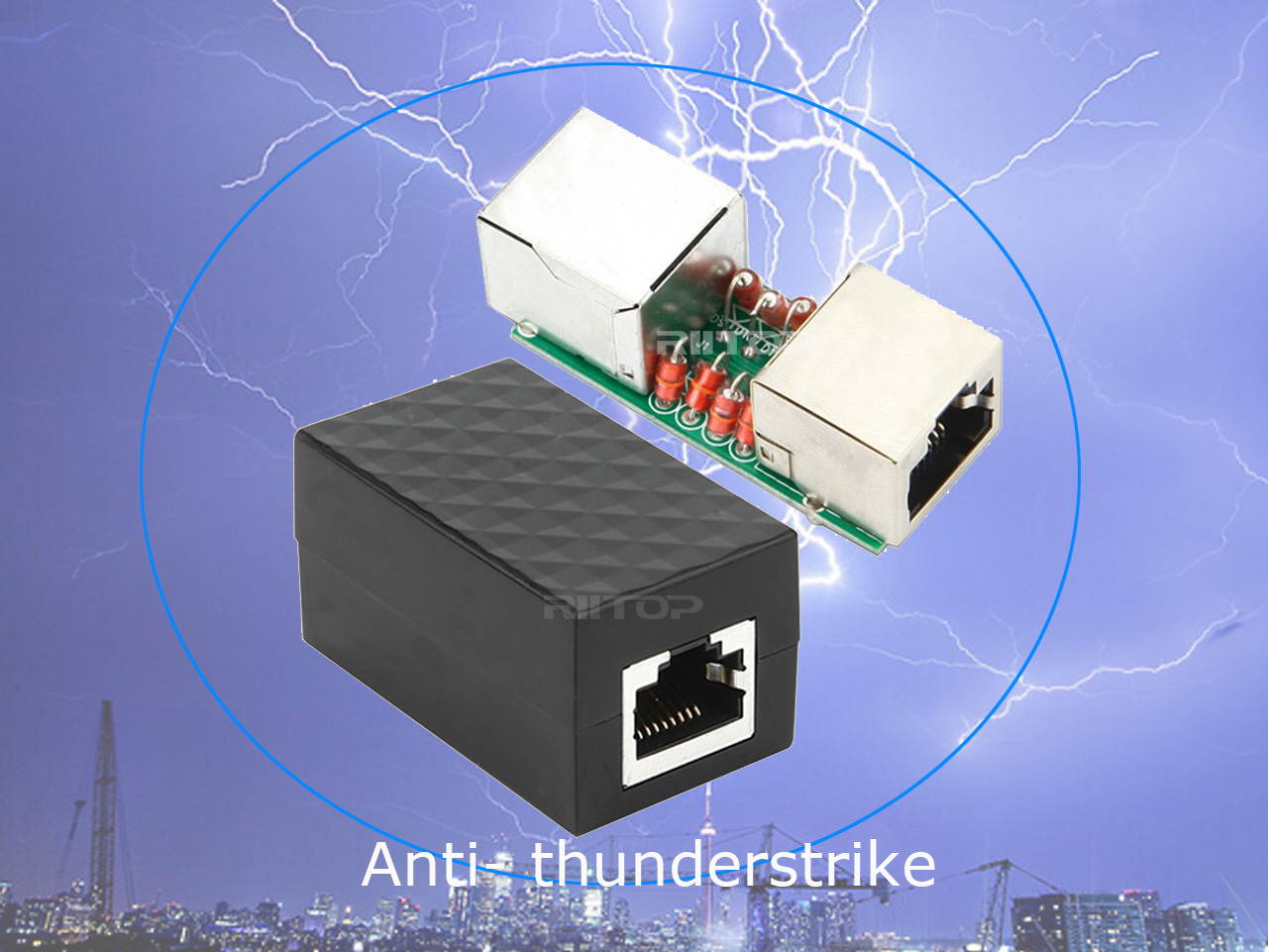 RJ45 Coupler 6Pack RIITOP In Line Coupler Cat7 Cat6 Cat5e Ethernet Cable Extender Adapter Female to Female (Black)