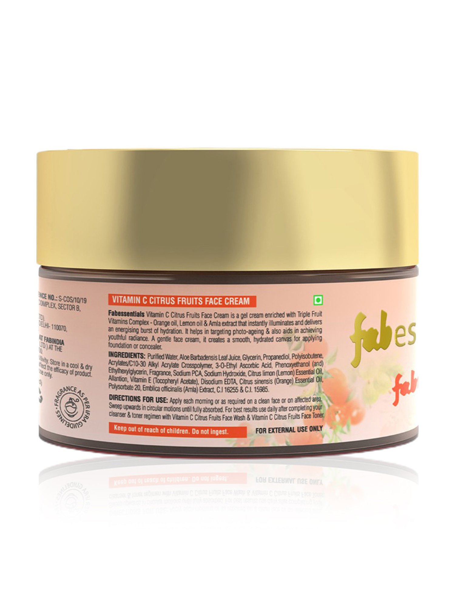 Fabessentials Vitamin C & Citrus Fruits Face Cream - 50 gm