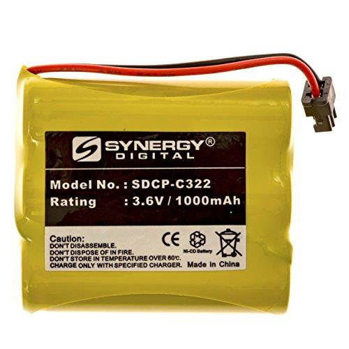 Panasonic KX-TG2130 Cordless Phone Battery NI-CD, 3.6 Volt, 1000 mAh, Ultra Hi-Capacity Battery - Replacement Battery for Panasonic HHR-P506, HHR-P505 Cordless Phone Batteries