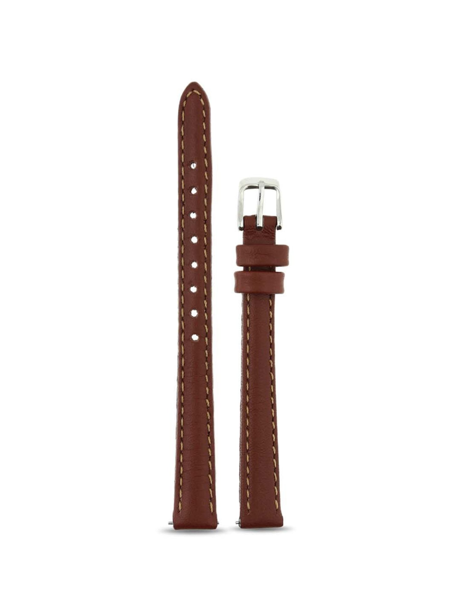 Titan 24 mm Tan Genuine Leather Strap for Men