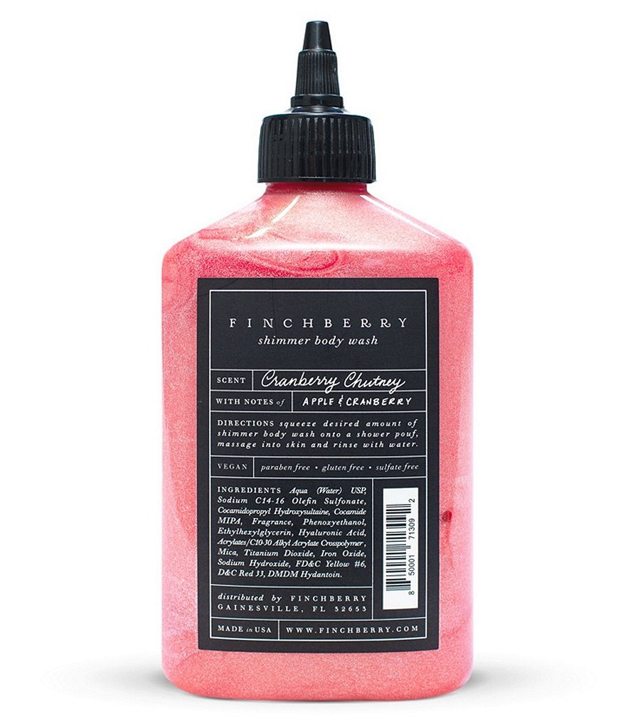 Finchberry Cranberry Chutney Shimmer Body Wash