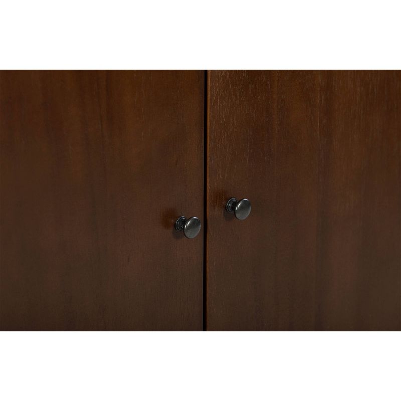 Calvin Mid-Century Modern Cabinet Walnut Brown - Adore Decor