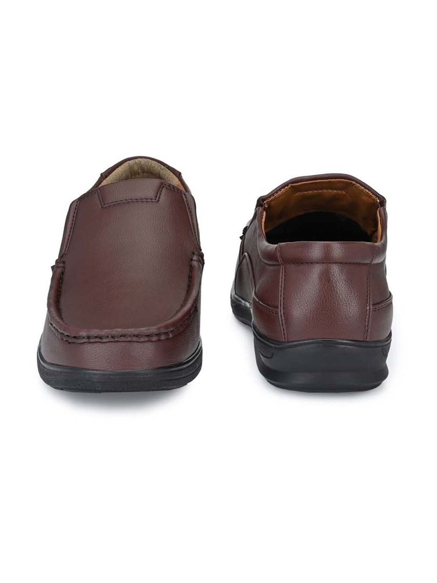 Eego Italy Men's Brown Formal Loafers