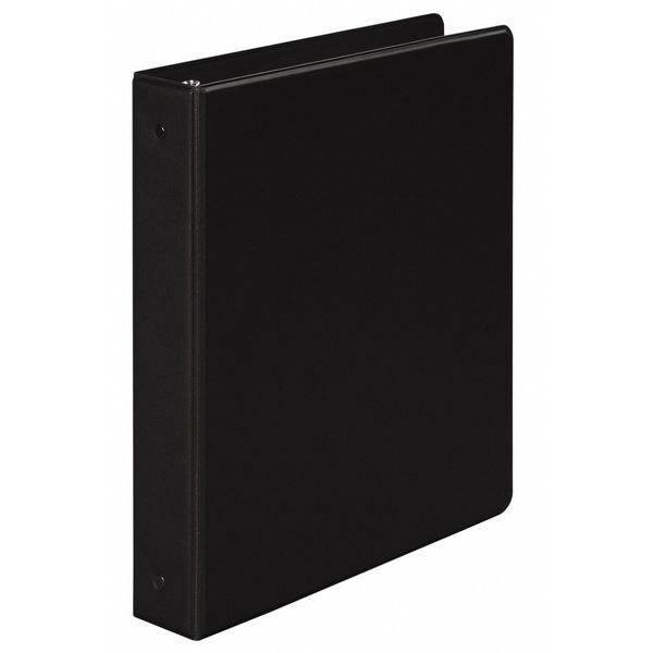 WILSON JONES W368-34NBPP 1-1/2" Round Ring Basic Binder, Black