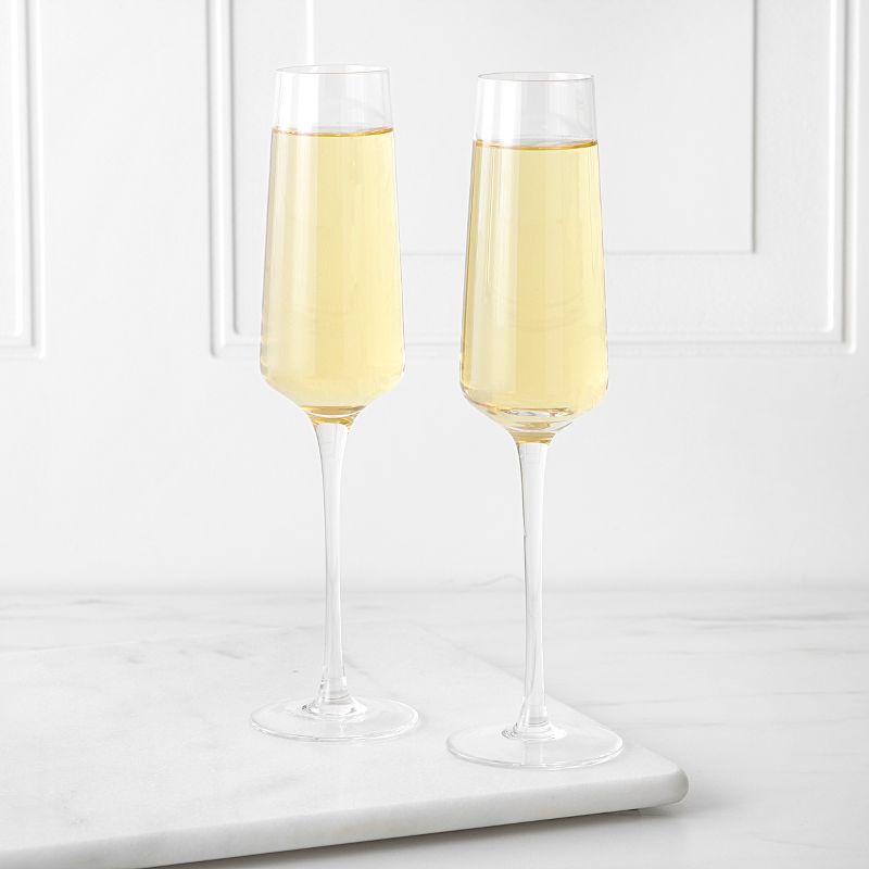 9.5oz 2pk Estate Champagne Glasses - Cathy's Concepts