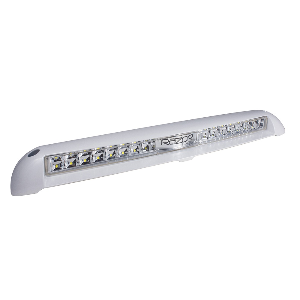Lumitec Razor Light Bar -Flood - Flush Mount - White