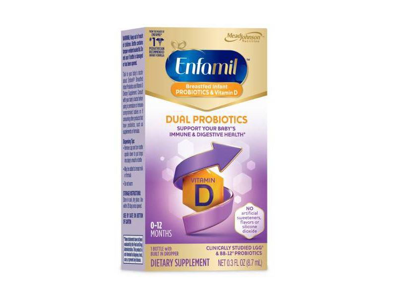Enfamil Dual Probiotic Infant Daily Drops - 0.3 fl oz