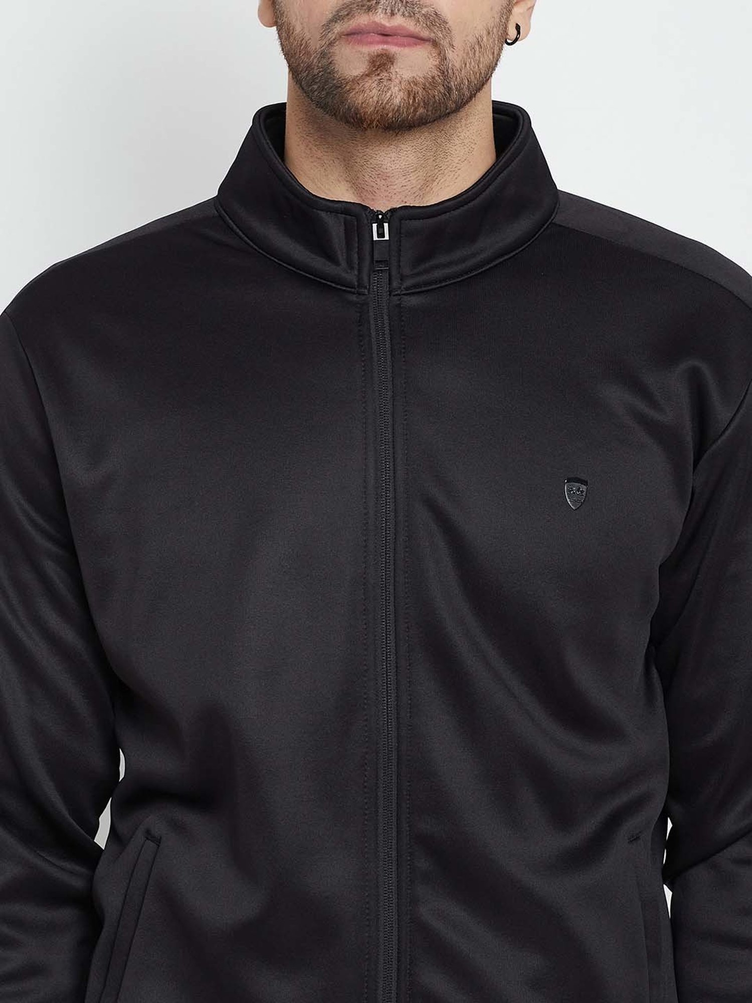 Okane Black Regular Fit Tracksuit