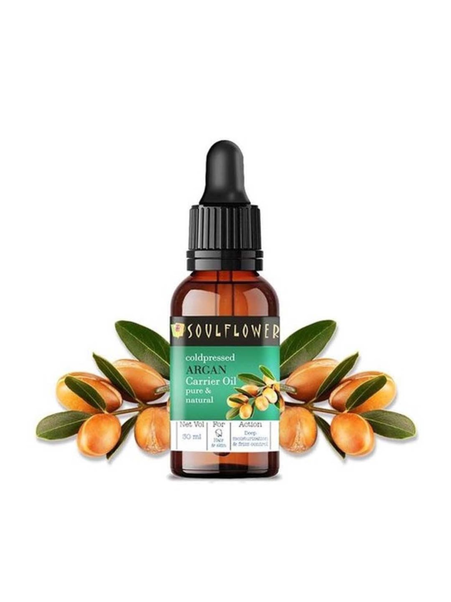 Soulflower Coldpressed Argan Carrier Oil - 30 ml