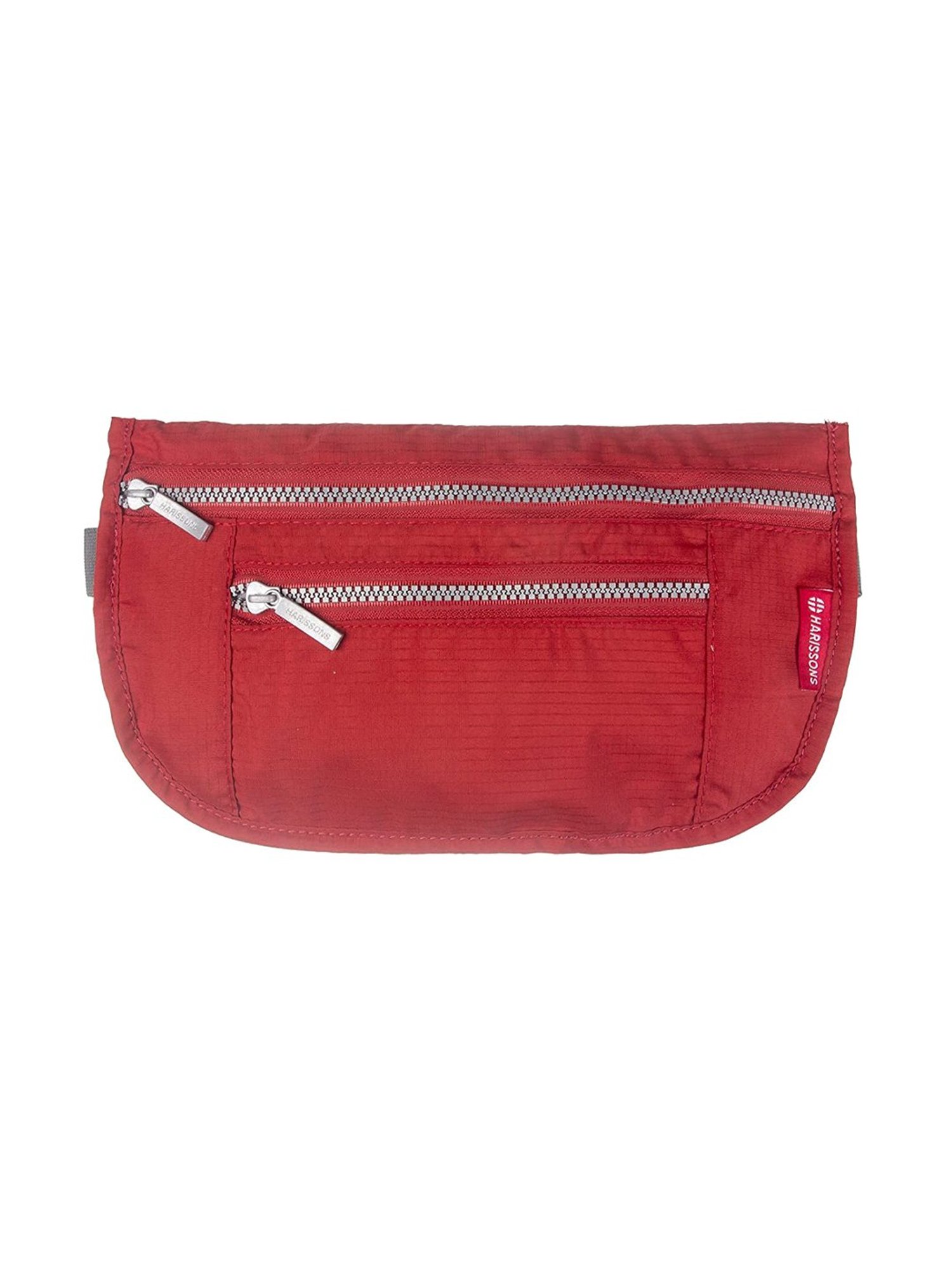 Harissons Red Textured Small Waist Bag