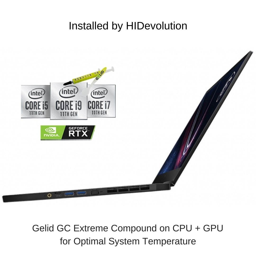 [2021] HIDevolution MSI GS66 Stealth 11UH 15.6" QHD 240Hz, 2.3 GHz i7-11800H, RTX 3080, 32 GB 3200MHz RAM, 4 TB PCIe SSD