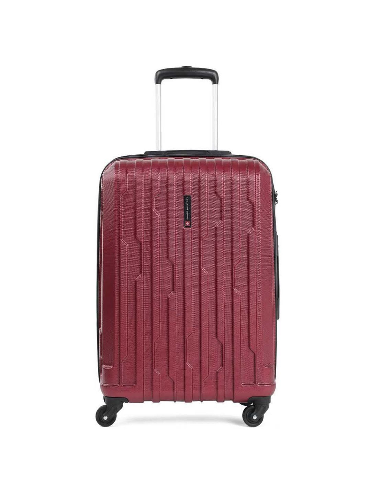 Skybags Salsa Red Solid Hard Medium Trolley Bag - 46 cm
