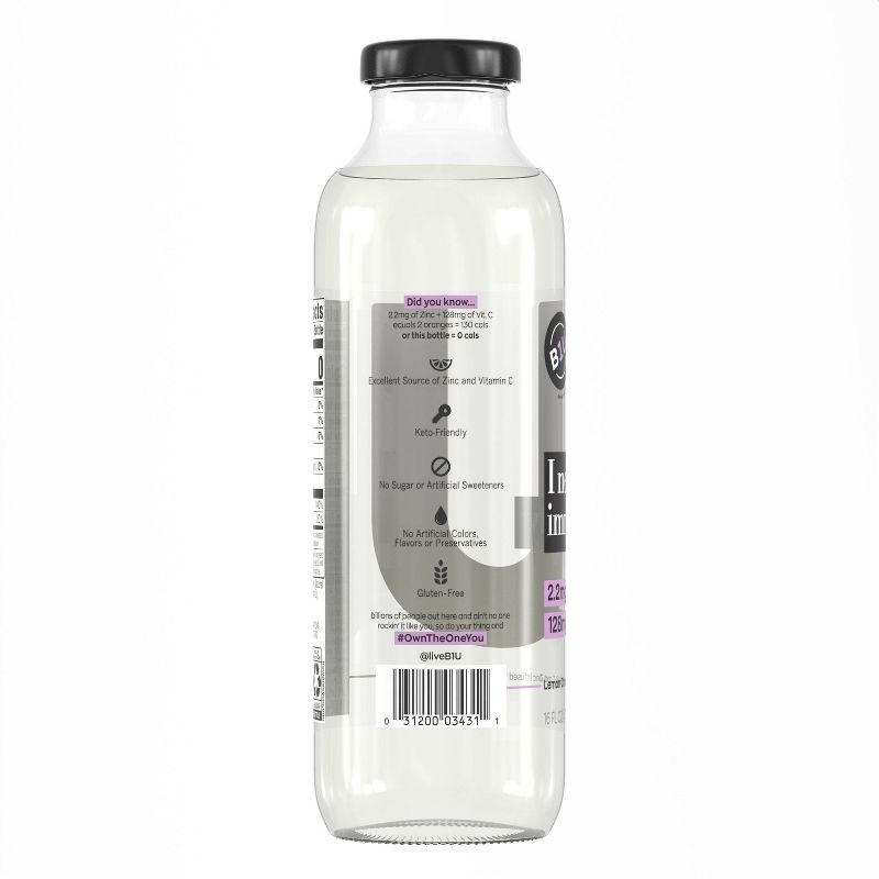 B1U Lemon Chamomile Functional Immunity Water - 16oz