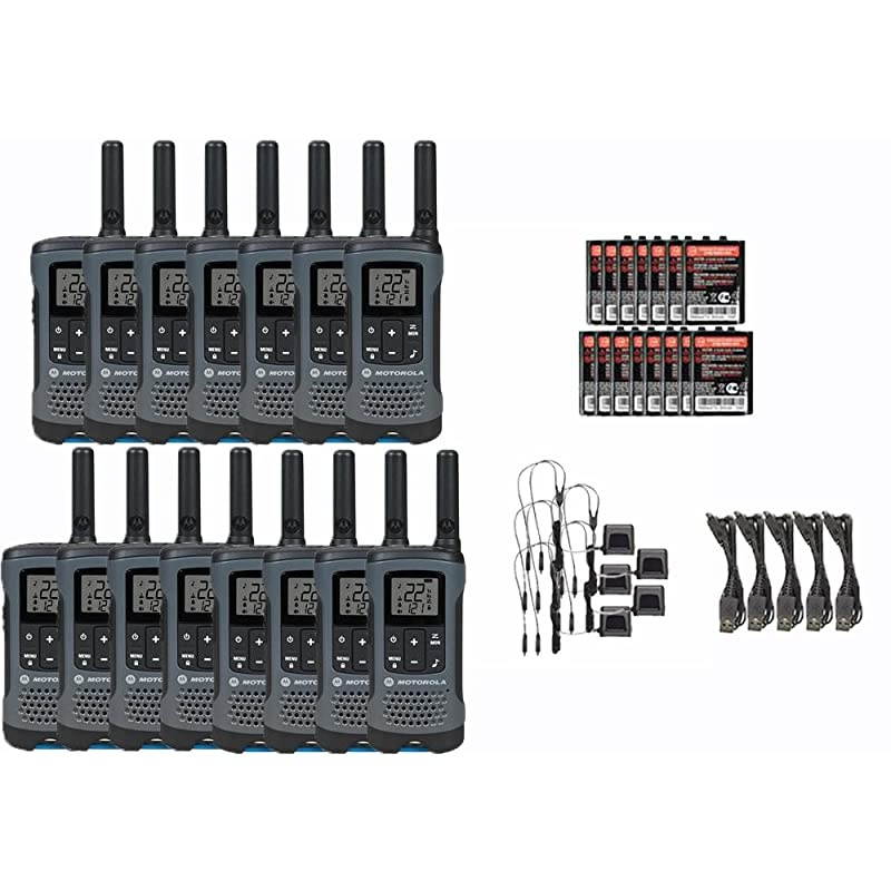 Talkabout T200TP Walkie Talkie 15 Pack Set Two Way Radio Package